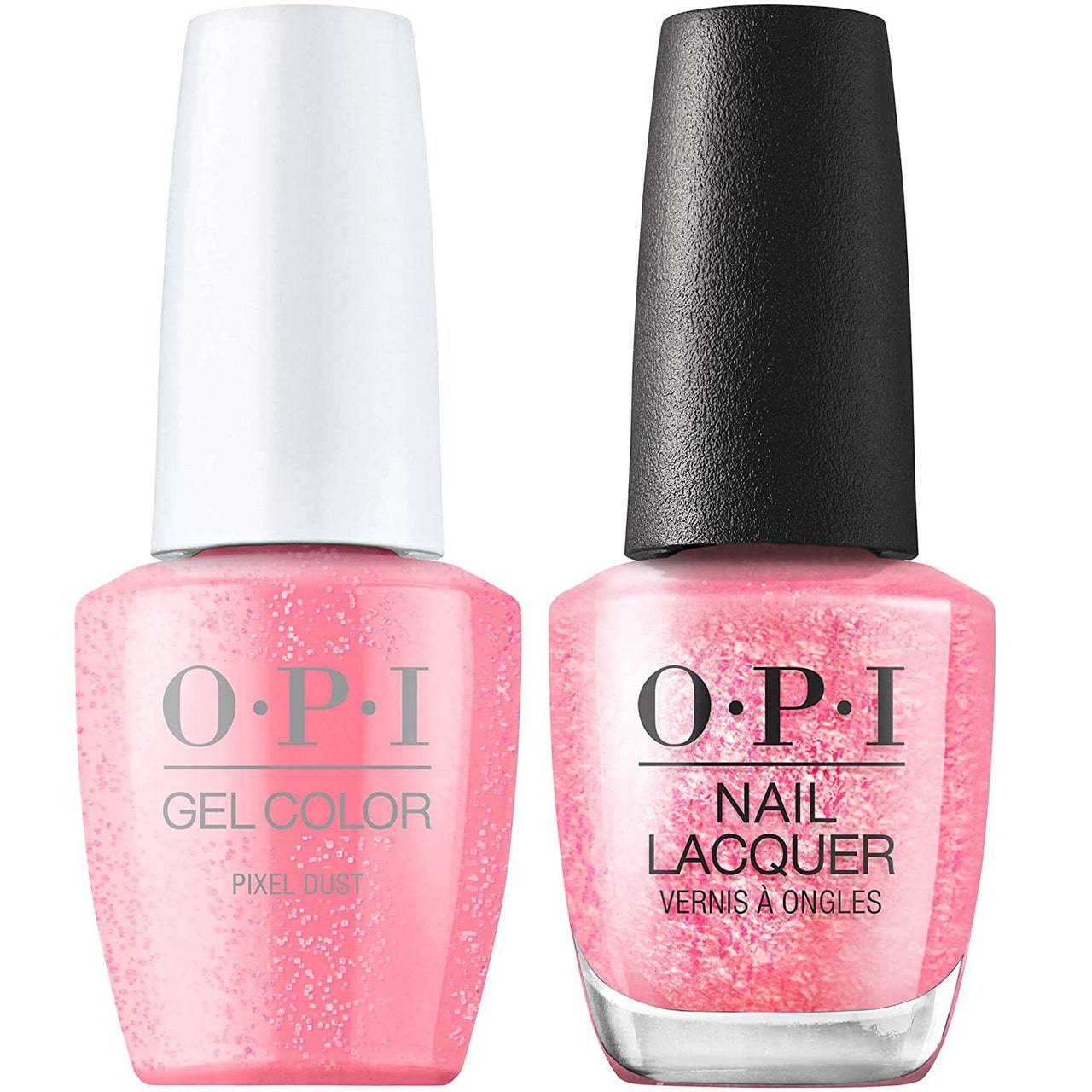 OPI GelColor + Matching Lacquer Pixel Dust #D51 - Universal Nail Supplies