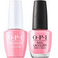 OPI GelColor + Matching Lacquer Racing for Pinks #D52 - Universal Nail Supplies