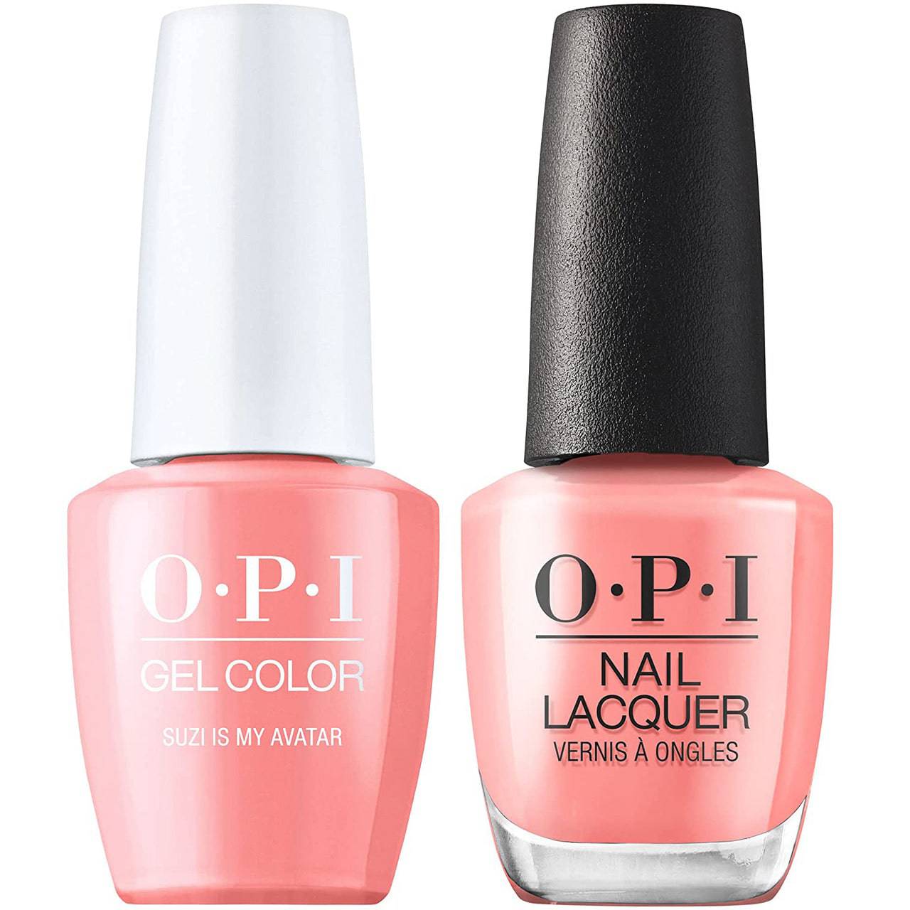 OPI GelColor + Matching Lacquer Suzi is My Avatar #D53 - Universal Nail Supplies