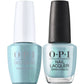 OPI GelColor + Matching Lacquer Sage Simulation #D57 - Universal Nail Supplies