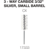 Cre8tion Nail Bit Carbide Silver 3/32 CX #17333