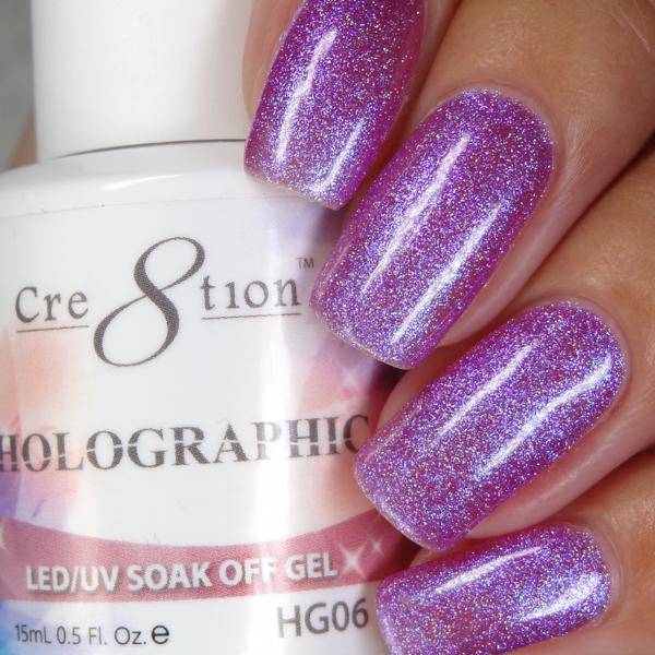 Cre8tion Holographic Gel - HG06 - Universal Nail Supplies