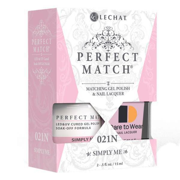LeChat Perfect Match Gel + Matching Lacquer Simply Me #021N - Universal Nail Supplies