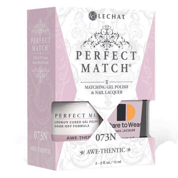 LeChat Perfect Match Gel + Matching Lacquer Awe-Thentic #073N - Universal Nail Supplies