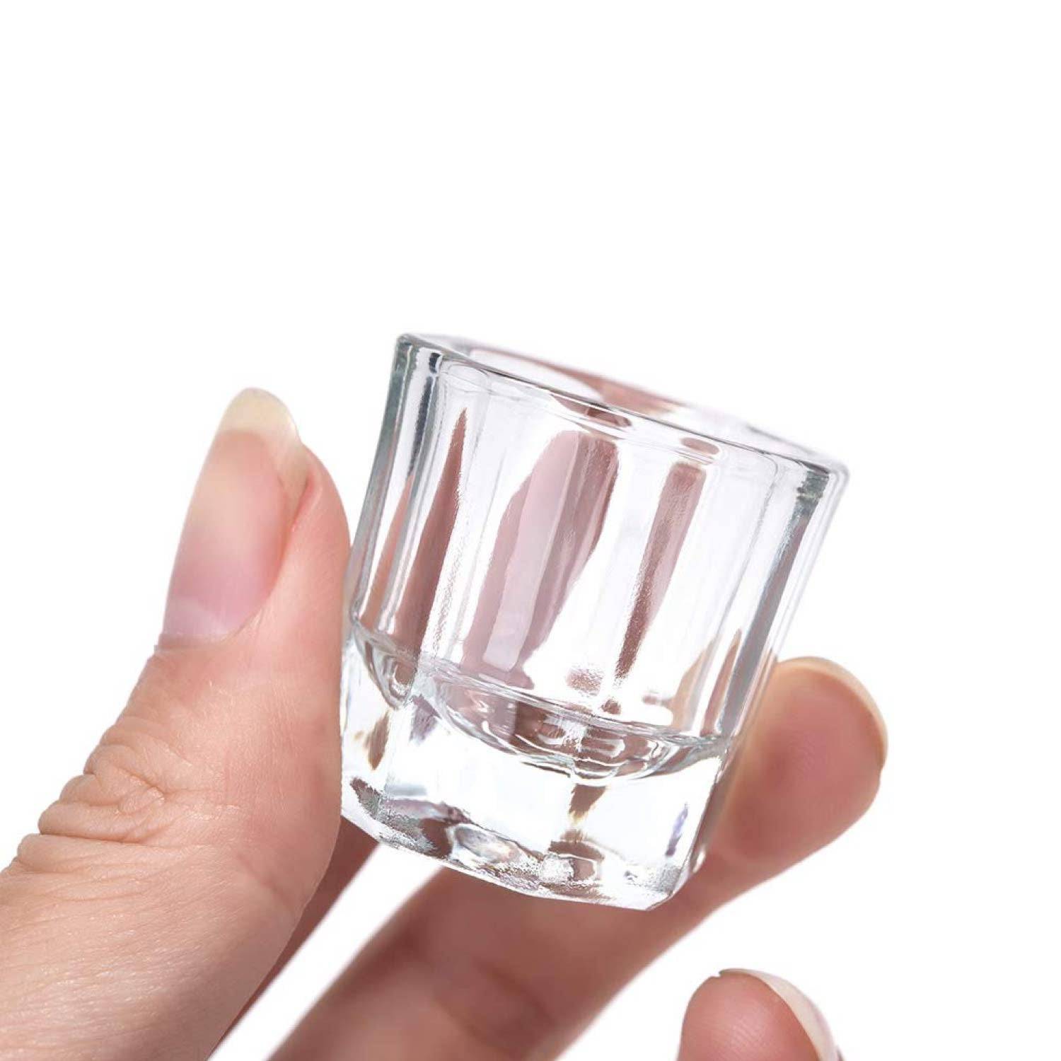 Crystal Glass Mini Liquid Container Bowl - Universal Nail Supplies