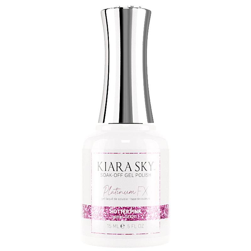 Kiara Sky Platinum GelFX - Hotter Pink #GFX211 - Universal Nail Supplies