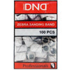 DND Sanding Zebra Bands for Nail Drills - Coarse 100 pcs (Medium)