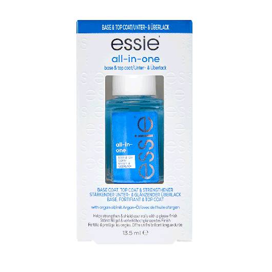 Essie Nail Lacquer -  All-In-One Base Coat + Top Coat + Strengthener Nail Polish - Universal Nail Supplies