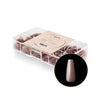 Aprés Gel-X - Neutrals Mia Natural Coffin Medium Box of Tips 150pcs - 11 Sizes