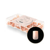 Aprés Gel-X – Neutrals Lila Natural Square Extra kurze Box mit Spitzen, 150 Stück – 11 Größen