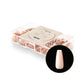 Aprés Gel-X - Neutrals Maisie Natural Coffin Medium Box of Tips 150pcs - 11 Sizes - Universal Nail Supplies