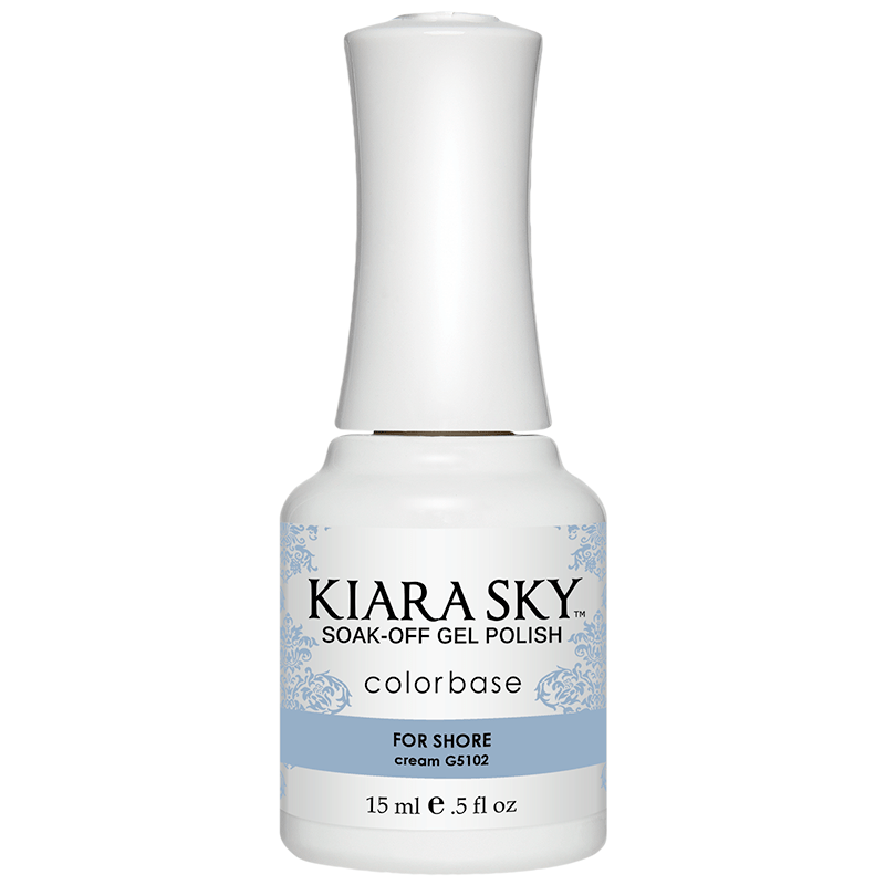 Kiara Sky Gel Polish - For Shore #G5102 - Universal Nail Supplies