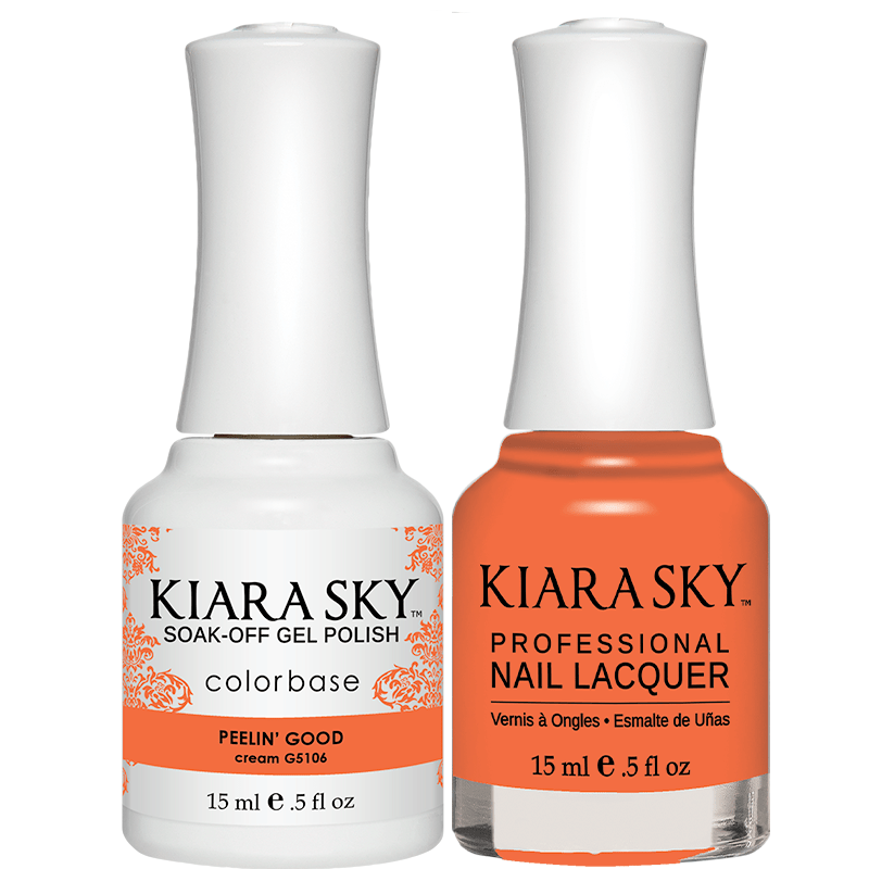 Kiara Sky Gel + Matching Lacquer - Peelin Good #5106 - Universal Nail Supplies