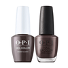 OPI GelColor + Matching Lacquer Brown To Earth #F004