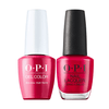 OPI GelColor + Matching Lacquer Red-veal Your Truth #F007