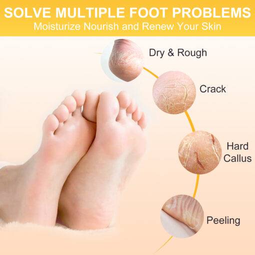 NBC Pedicure Spa Foot Care In A Box 4 Step Set - Mango Scent - Universal Nail Supplies