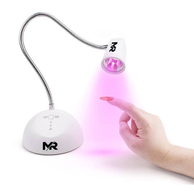 MR Cordless Flash Cure LED Lamp – Black - Universal Nail Supplies