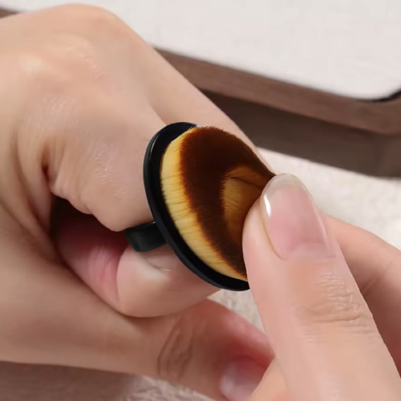 UNS Ring-Shaped Nail Dust Brush Gel Polish Cleaner - Universal Nail Supplies