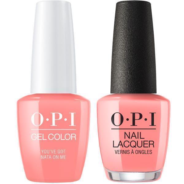 OPI GelColor + Matching Lacquer You've Got Nata On Me #L17 - Universal Nail Supplies