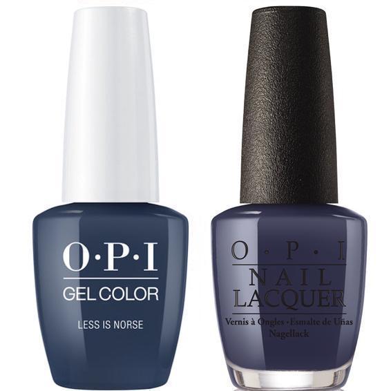 OPI GelColor + Matching Lacquer Less is Norse #I59 - Universal Nail Supplies