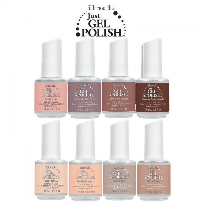 IBD Just Gel - Nude Collection Set Of 8 - Universal Nail Supplies