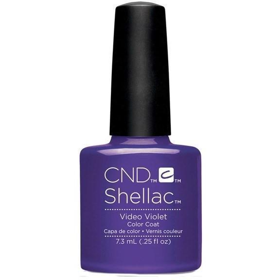 CND Creative Nail Design Shellac - Video Violet - Universal Nail Supplies