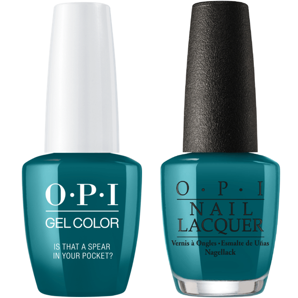 OPI GelColor + Matching Lacquer Is That A Spear In Your Pocket? #F85 - Universal Nail Supplies