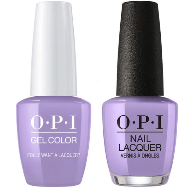 OPI GelColor + Matching Lacquer Polly Want A Lacquer #F83 - Universal Nail Supplies