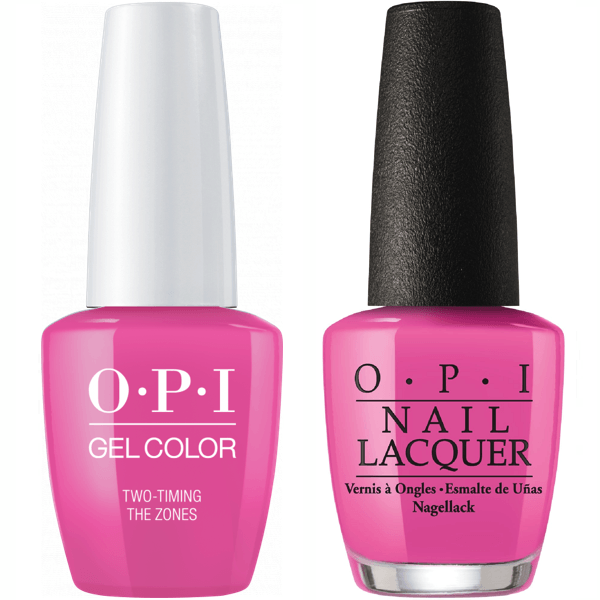 OPI GelColor + Matching Lacquer Two-timing The Zones #F80 - Universal Nail Supplies