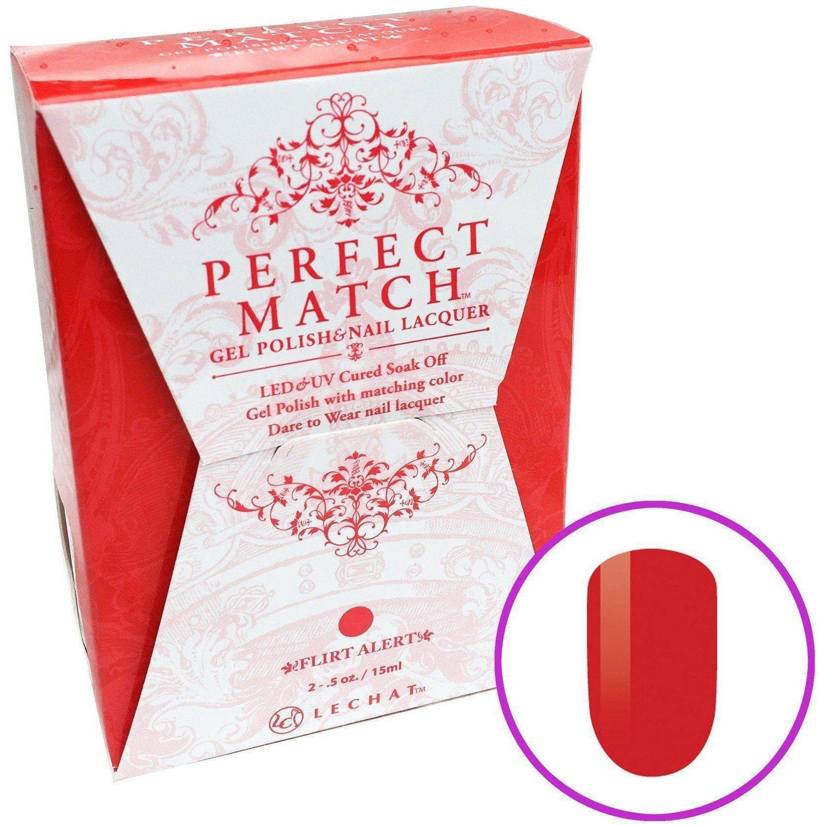LeChat Perfect Match Gel + Matching Lacquer Flirt Alert #187 - Universal Nail Supplies