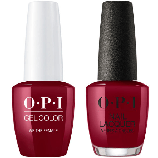 OPI GelColor + Matching Lacquer We The Female #W64 - Universal Nail Supplies