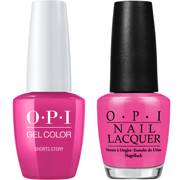 OPI GelColor + Matching Lacquer Shorts Story #B86 - Universal Nail Supplies