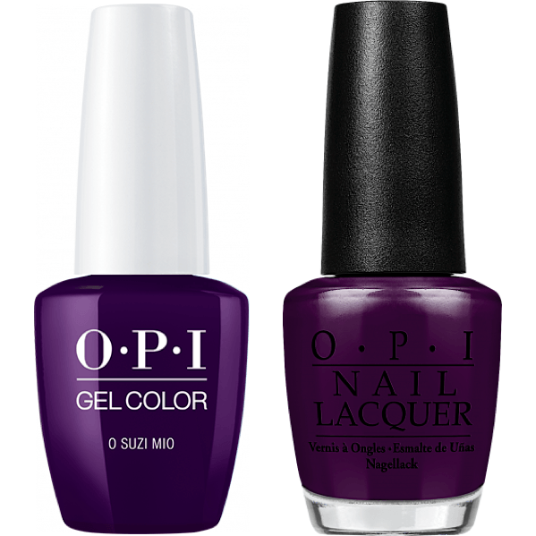 OPI GelColor + Matching Lacquer O Suzi Mio #V35 - Universal Nail Supplies