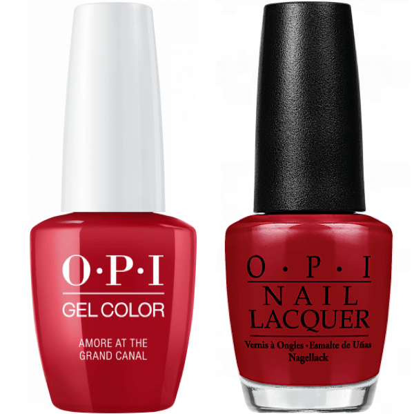 OPI GelColor + Matching Lacquer Amore At The Grand Canal #V29 - Universal Nail Supplies