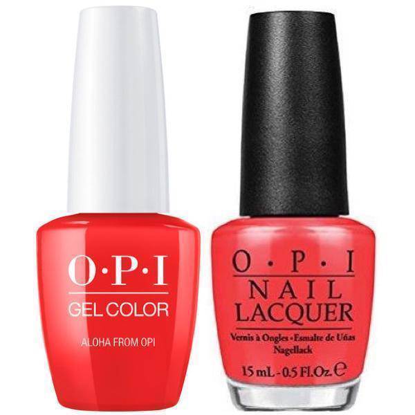 OPI GelColor + Matching Lacquer Aloha From OPI #H70 - Universal Nail Supplies