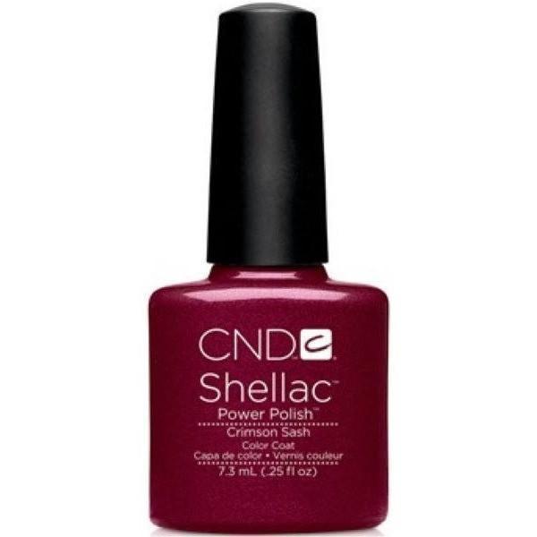 CND Creative Nail Design Shellac - Crimson Sash - Universal Nail Supplies