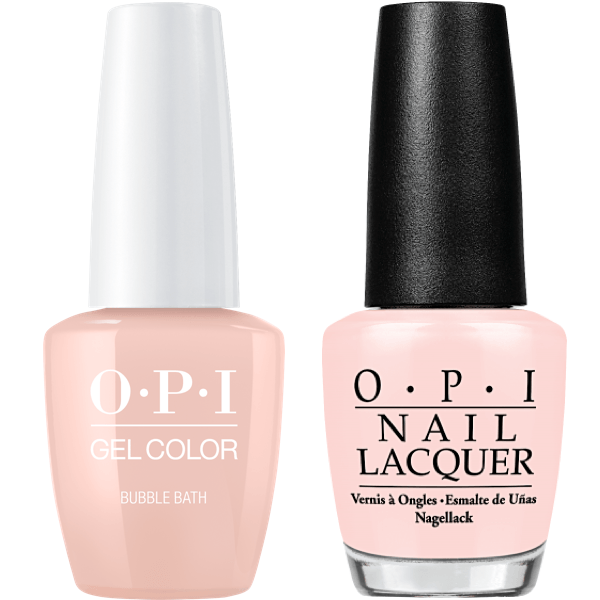 OPI GelColor + Matching Lacquer Bubble Bath #S86 - Universal Nail Supplies