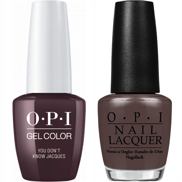 OPI GelColor + Matching Lacquer You Don't Know Jacques! #F15 - Universal Nail Supplies