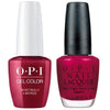 OPI GelColor + passender Lack „I'm Not Really A Waitress“ #H08