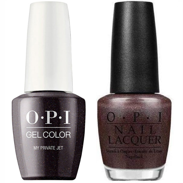 OPI GelColor + Matching Lacquer My Privet Jet B59 - Universal Nail Supplies