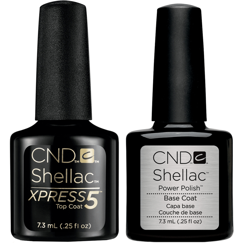 CND Creative Nail Design Shellac - Base & Xpress 5 Top 0.25 oz - Universal Nail Supplies