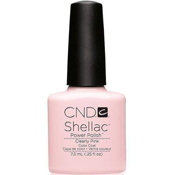 CND Creative Nail Design Shellac - Clearly Pink  - Universal Nail Supplies