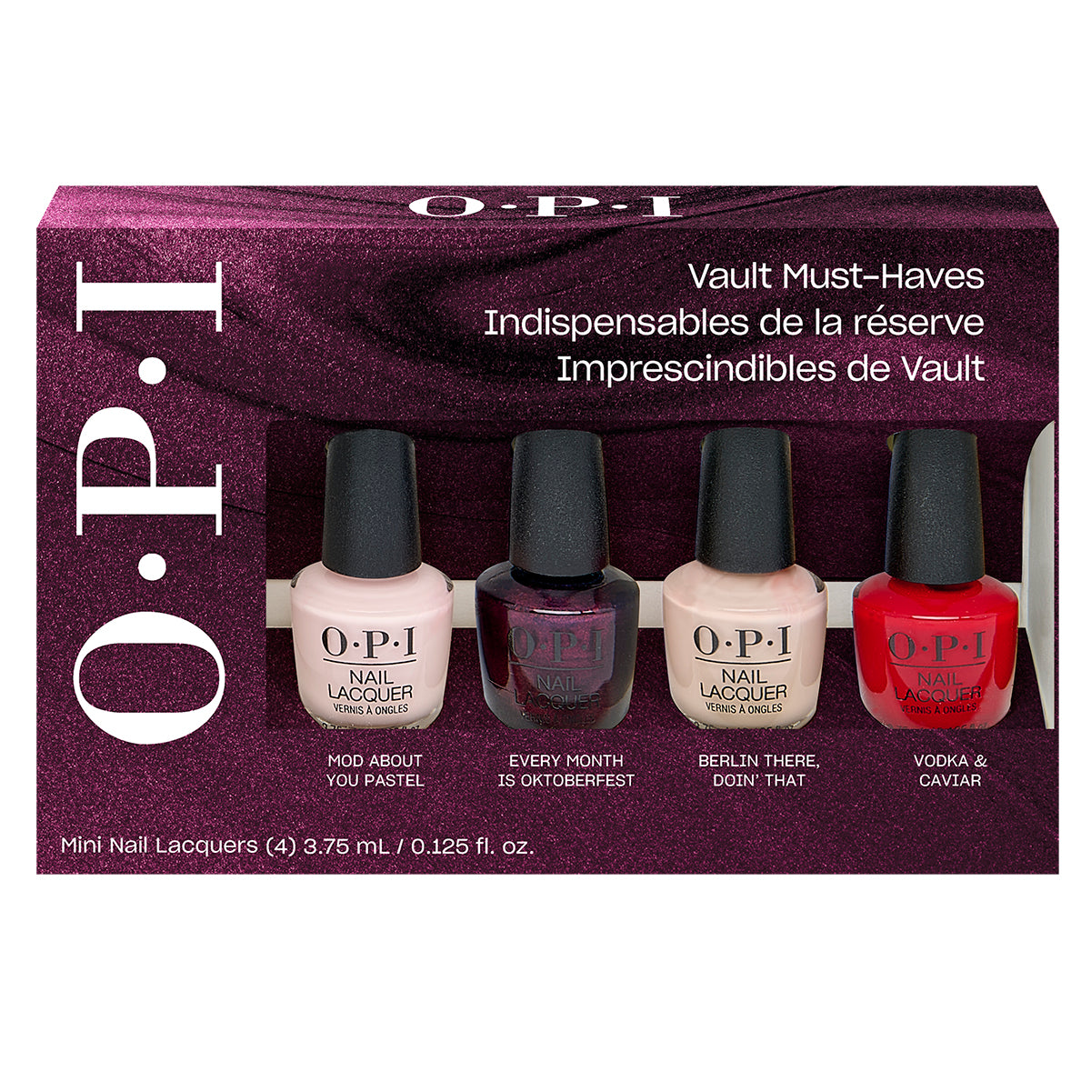 OPI Nail Lacquer, 4 Piece Mini-Pack