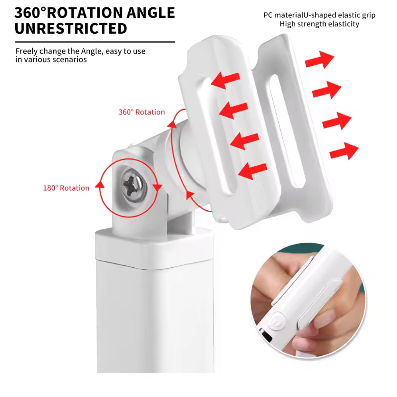 UNS Portable UV LED Nail Lamp with Rechargeable Base White - Universal Nail Supplies