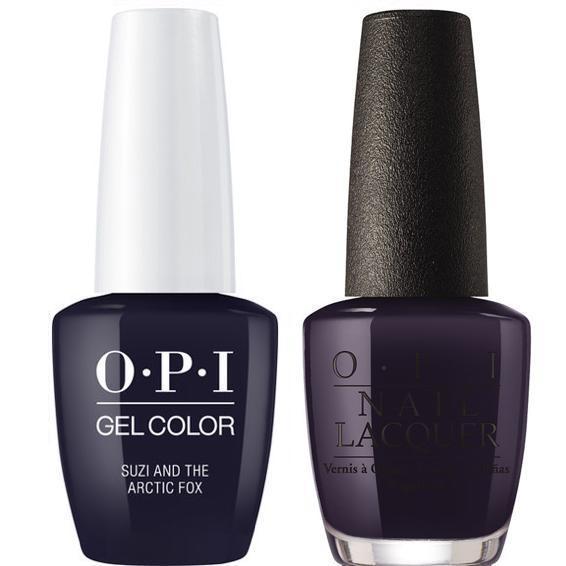 OPI GelColor + Matching Lacquer Suzi & the Arctic Fox #I56 - Universal Nail Supplies