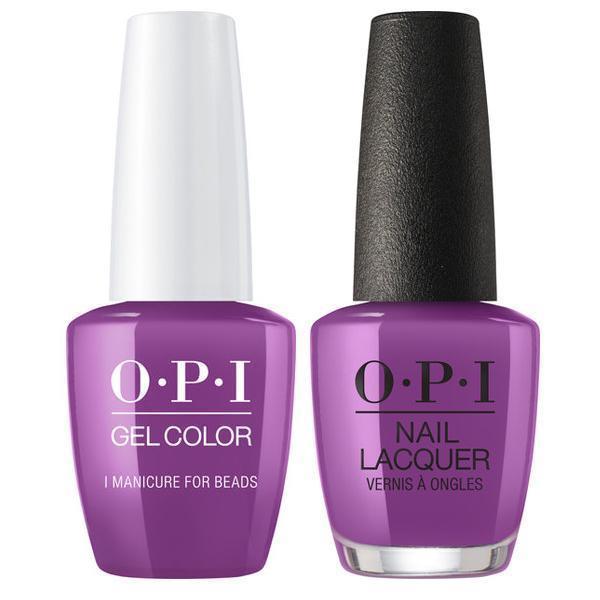 OPI GelColor + Matching Lacquer I Manicure For Beads #N54 - Universal Nail Supplies