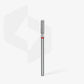 Diamond nail drill bit rounded cylinder red EXPERT head diameter 2,5 mm / working part 10 mm image 1