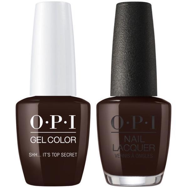 OPI GelColor + Matching Lacquer Sh...It's Top Secret #W61 - Universal Nail Supplies