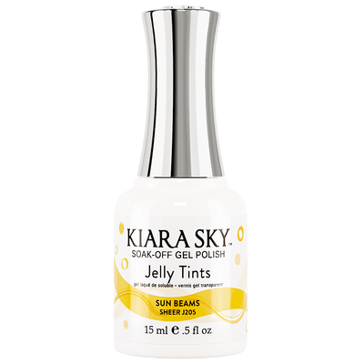 Kiara Sky Soak Off Jelly Tints Gel Polish - Sun Beams #J205 - Universal Nail Supplies