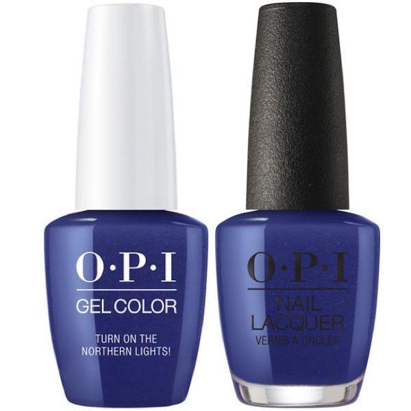 OPI GelColor + Matching Lacquer Turn on the Northern Lights #I57 - Universal Nail Supplies